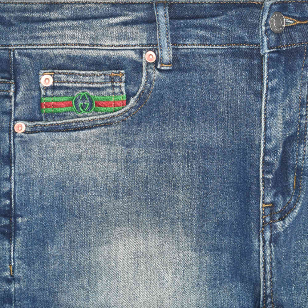 Gucci Blue Premium Quality Jeans-2