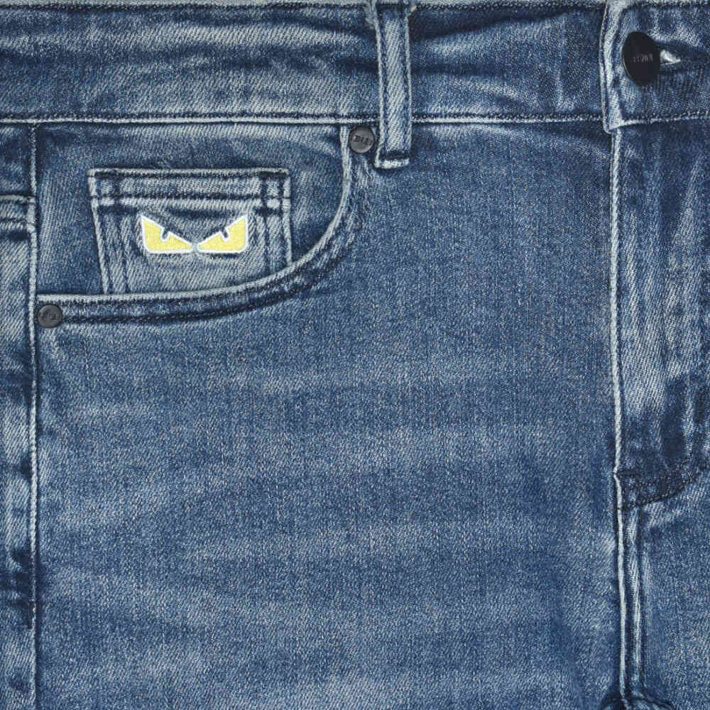 Fendi Blue Premium Quality Jeans-2