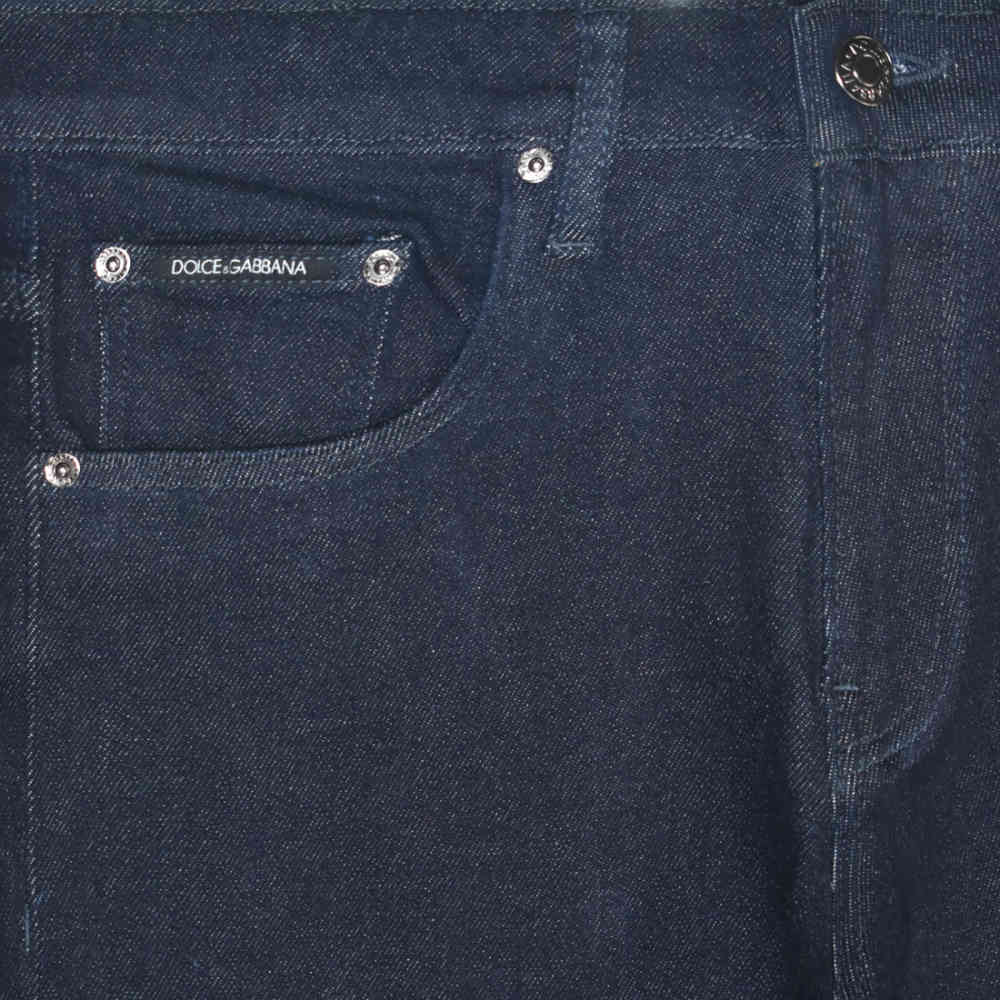 Dolce & Gabbana Dark Blue Premium Denim Jeans-2