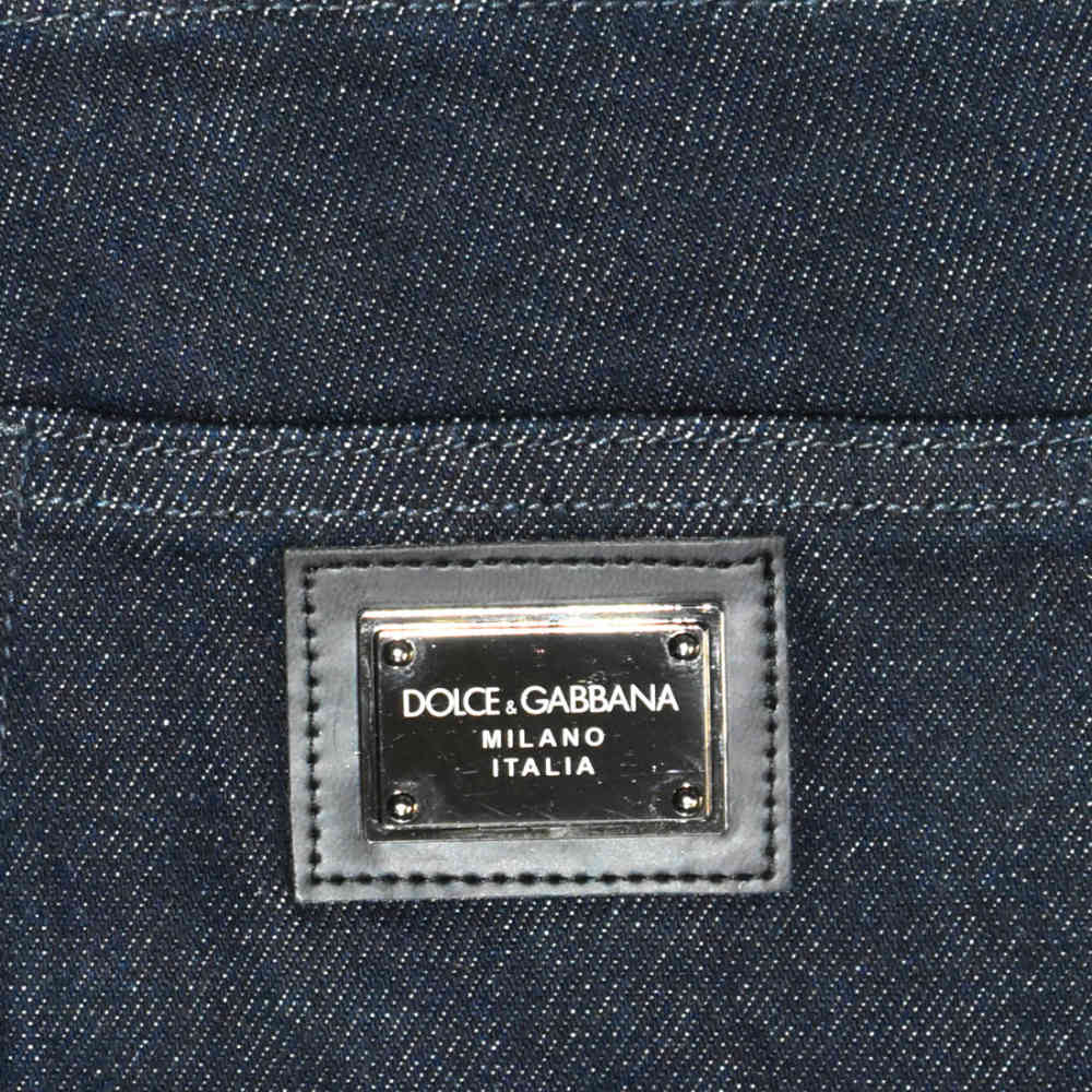 Dolce & Gabbana Dark Blue Premium Denim Jeans-4