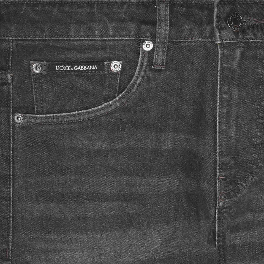 Dolce & Gabbana Black Premium Quality Denim Jeans-2