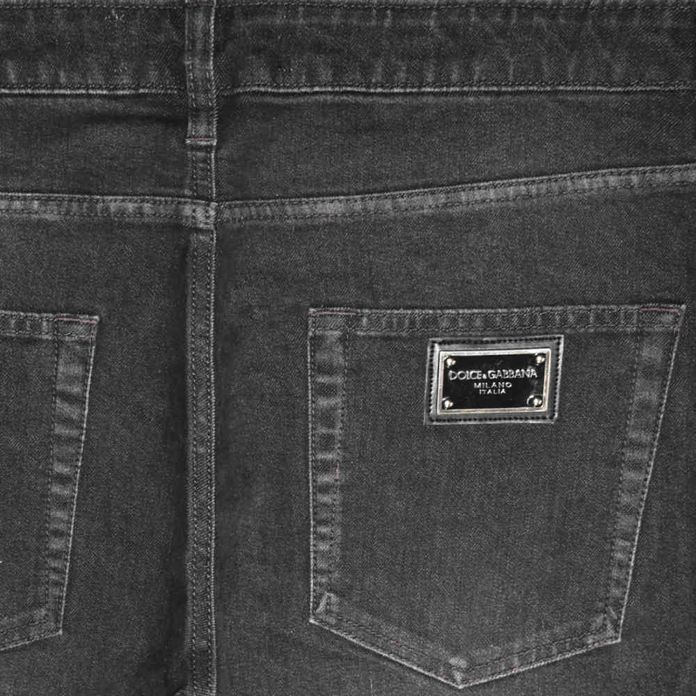Dolce & Gabbana Black Premium Quality Denim Jeans-3
