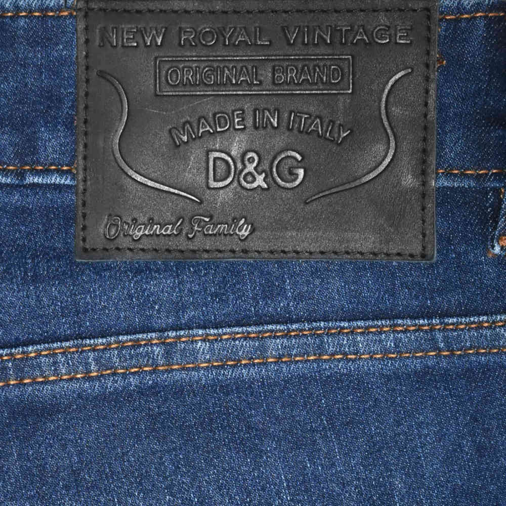 Dolce & Gabbana Dark Blue Premium Quality Jeans-thumb-4