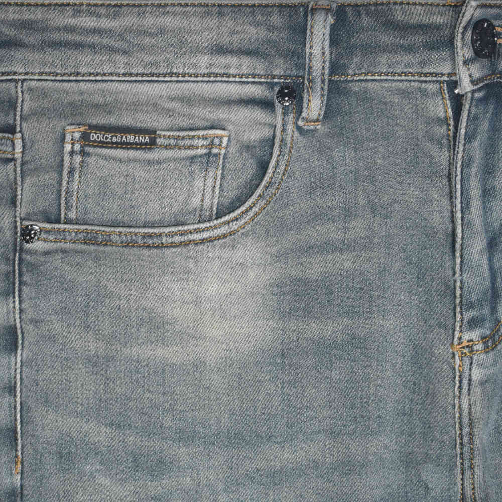 Dolce & Gabbana Grey Premium Quality Jeans-thumb-2
