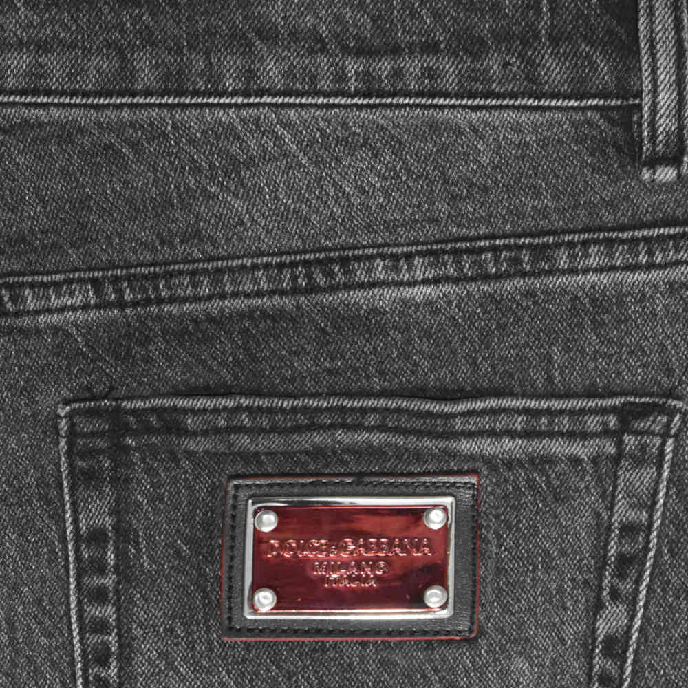 Dolce & Gabbana Dark Grey Premium Quality Jeans-4