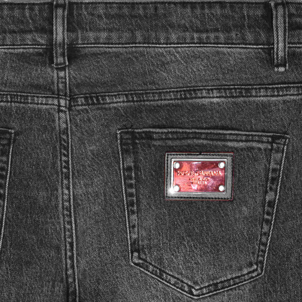 Dolce & Gabbana Dark Grey Premium Quality Jeans-3