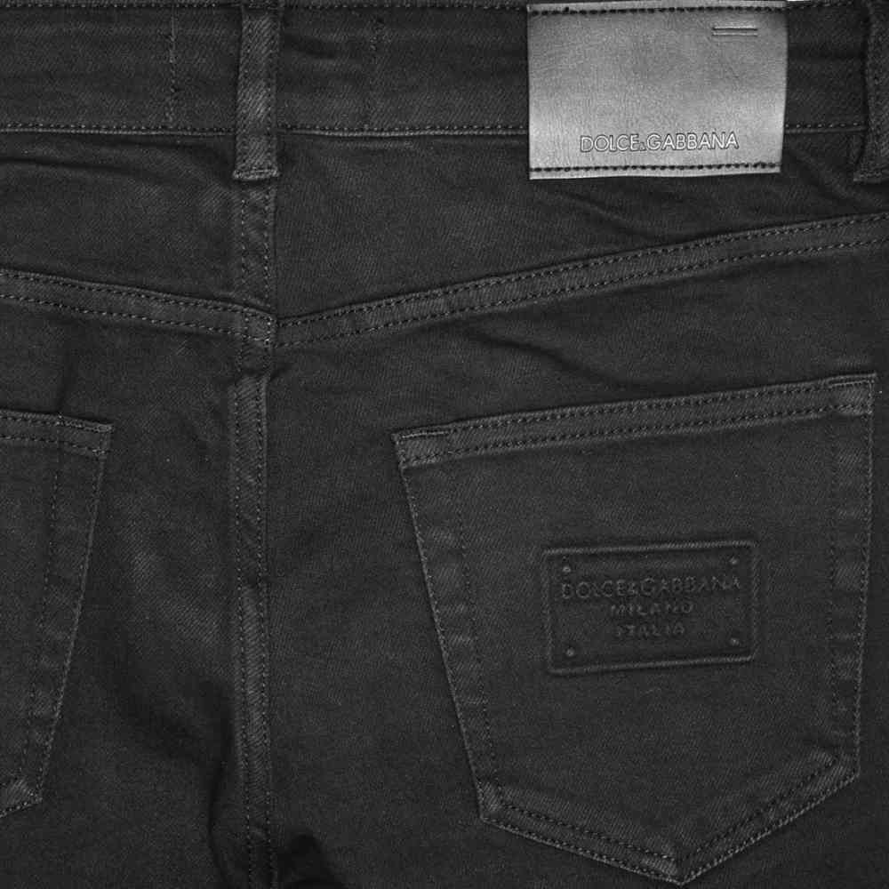 Dolce & Gabbana Black Premium Denim Jeans-thumb-4