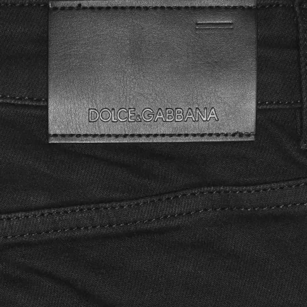 Dolce & Gabbana Black Premium Denim Jeans-thumb-3