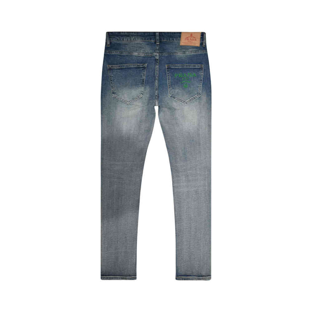 Prada Dark Blue Premium Quality Jeans-5