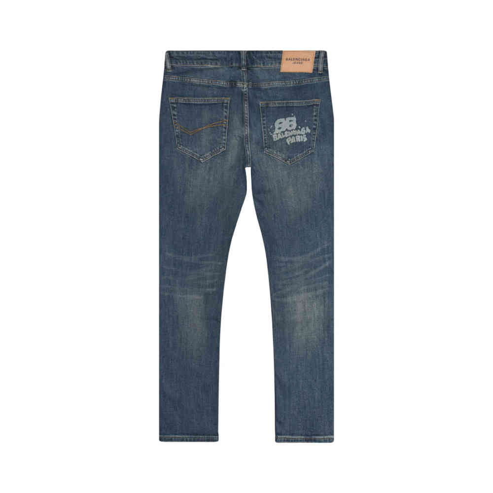 Balenciaga Blue Premium Quality Jeans-5