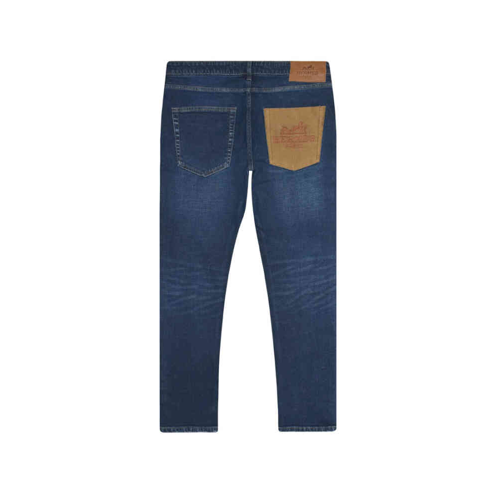 Hermes Dark Blue Premium Quality Jeans-5