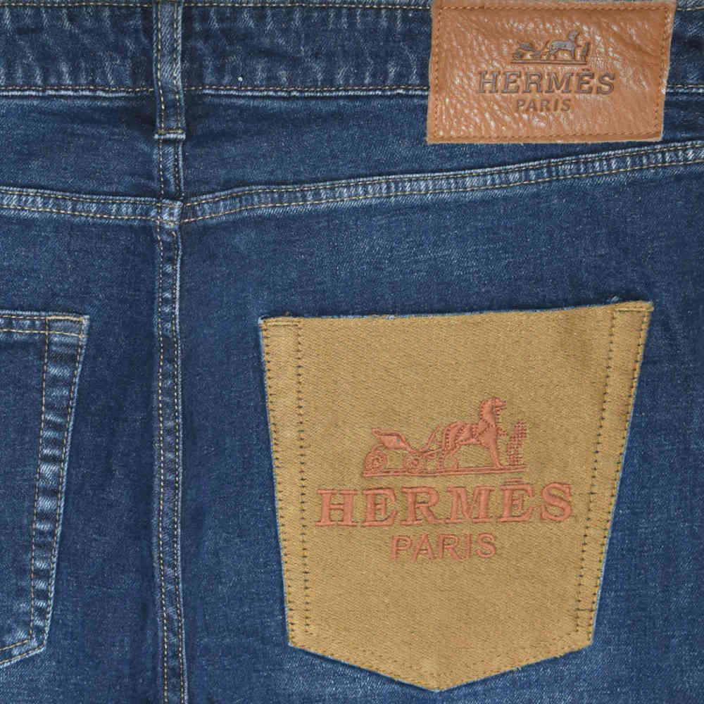 Hermes Dark Blue Premium Quality Jeans-3