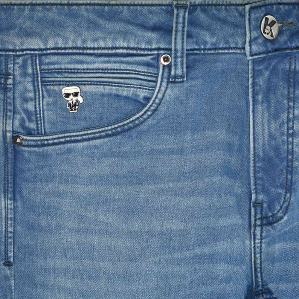 Karl Lagerfeld Light Blue Premium Quality Jeans-thumb-2