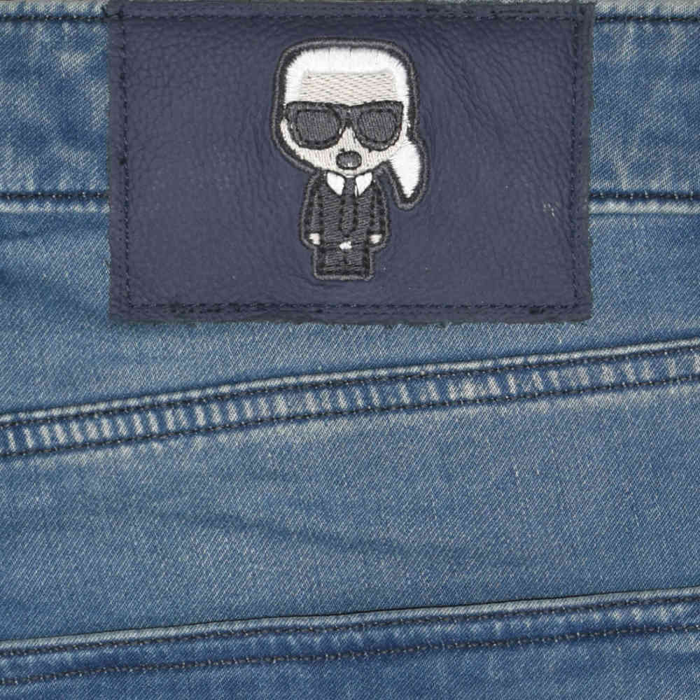 Karl Lagerfeld Light Blue Premium Quality Jeans-thumb-4