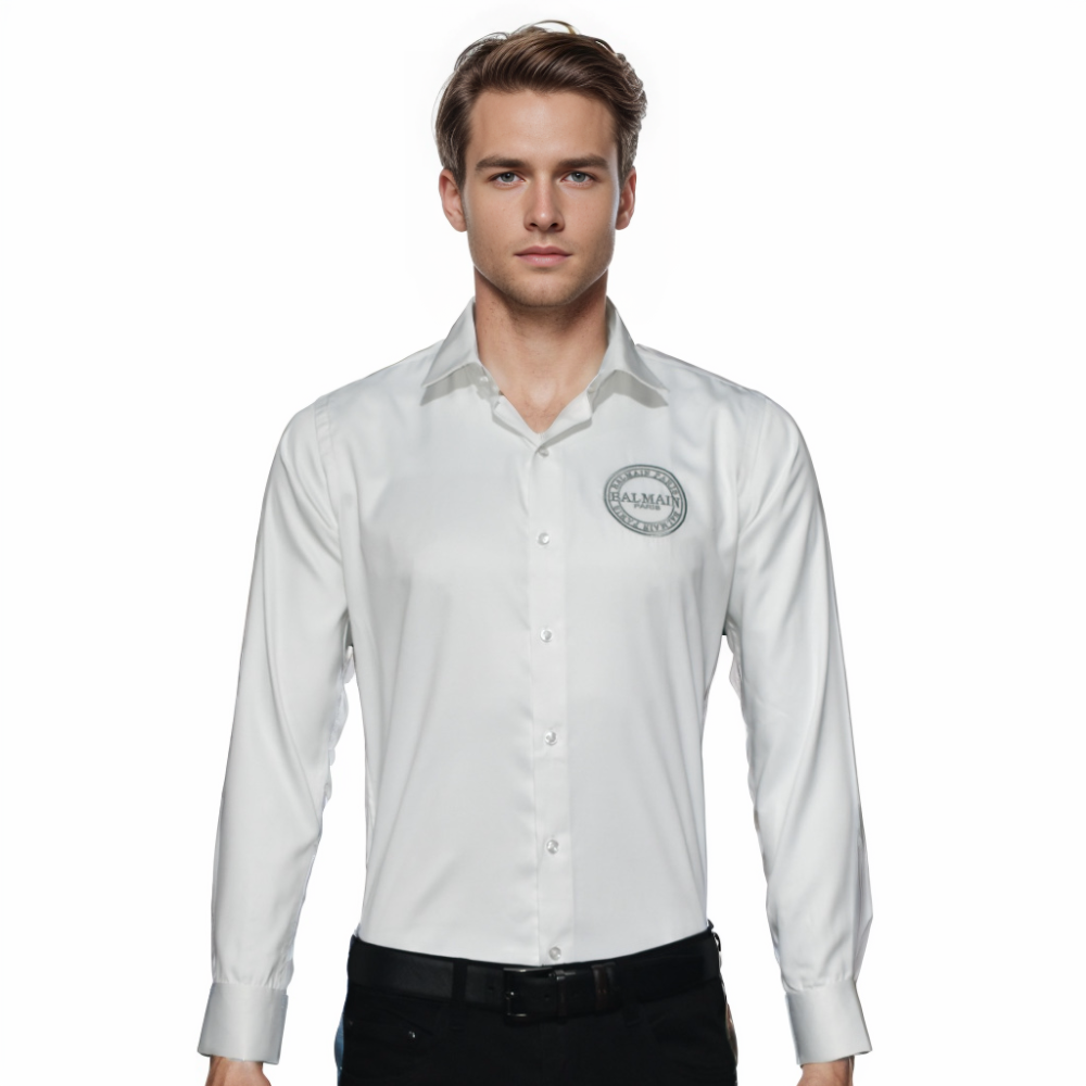 White Balmain Black Premium Quality Shirt