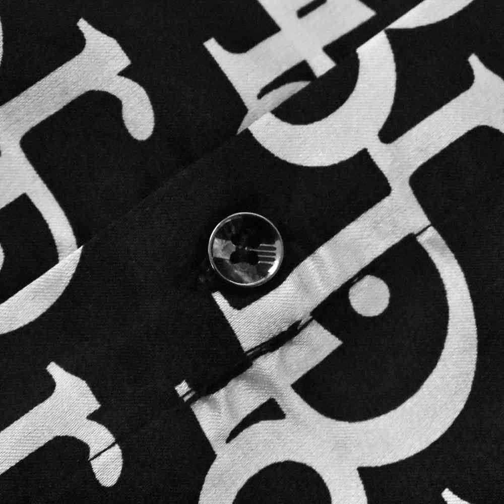 Dior White Premium Quality Logo Printed Shirt-thumb-3