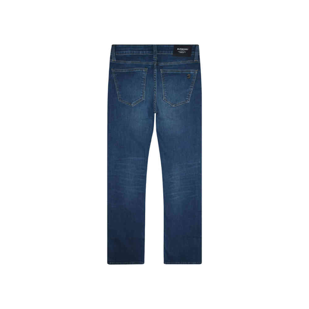 Burberry Dark Blue Premium Quality Jeans-thumb-5