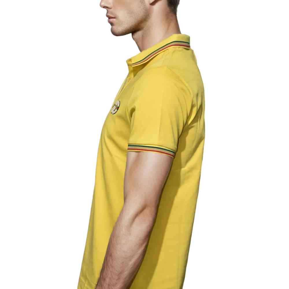 Gucci Embossed Logo Yellow Premium Quality T-shirt-thumb-2