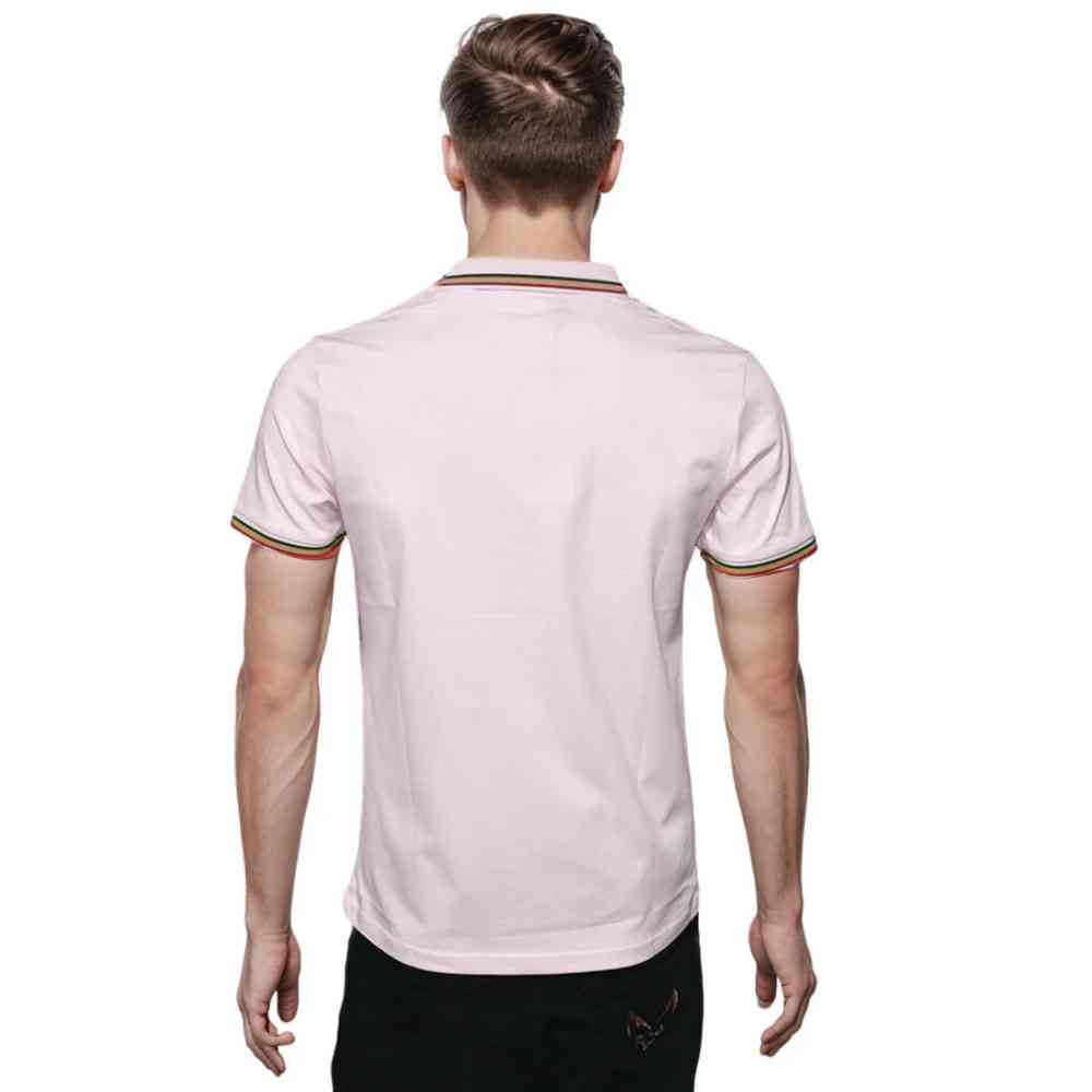 Gucci Embossed Logo Baby Pink Premium Quality T-shirt-1