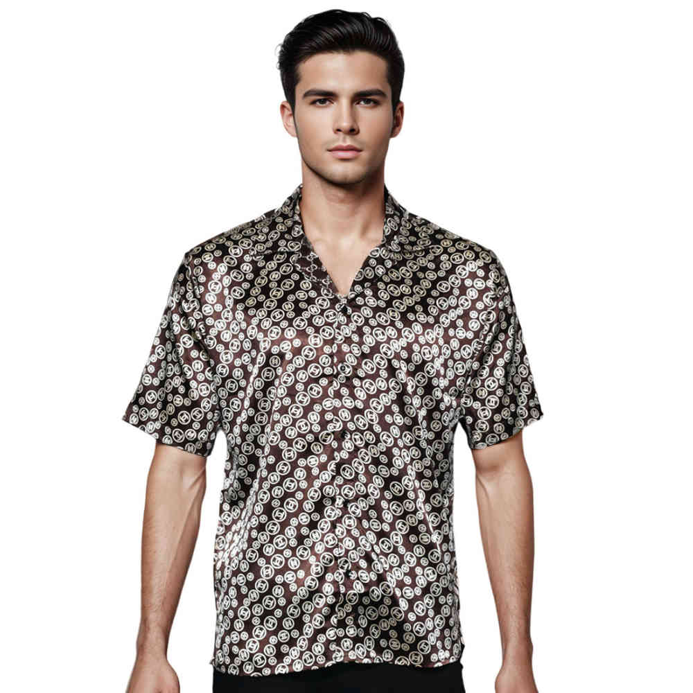 Brown Chanel Grey Premium Quality Shirt