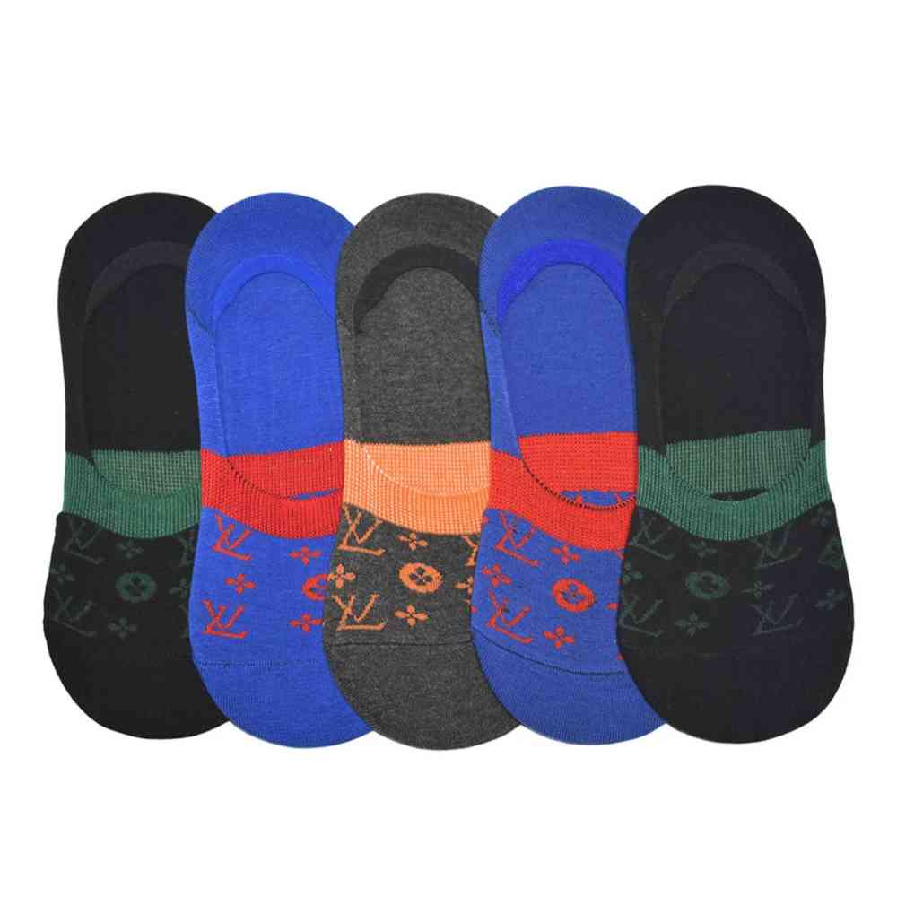 Monogram No Show Premium Socks Louis Vuitton Monogram Premium Low Ankle Socks - Pack of 5