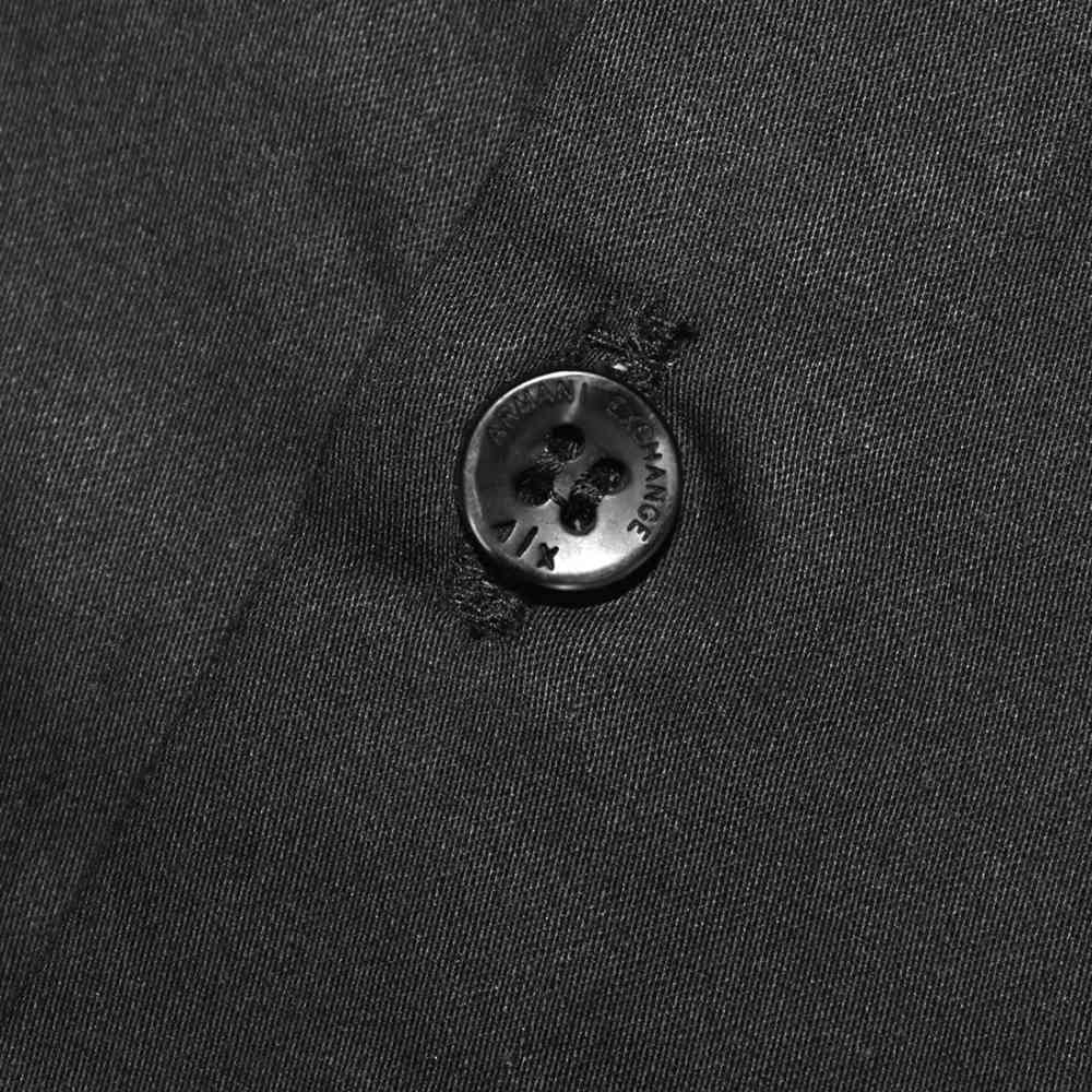 Armani Exchange Black Premium Kids Shirt-thumb-4