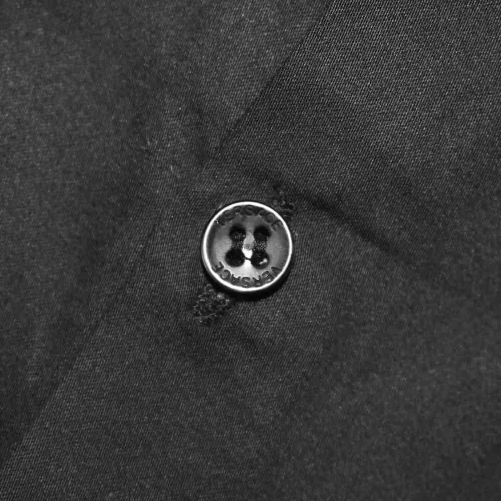 Versace Baroque-print Black Kids Shirt-thumb-4