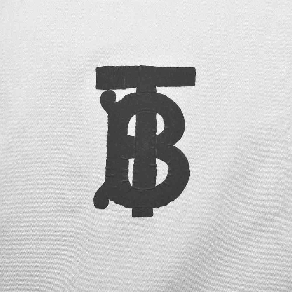 Burberry Embroidered Premium White Kids Shirt-4