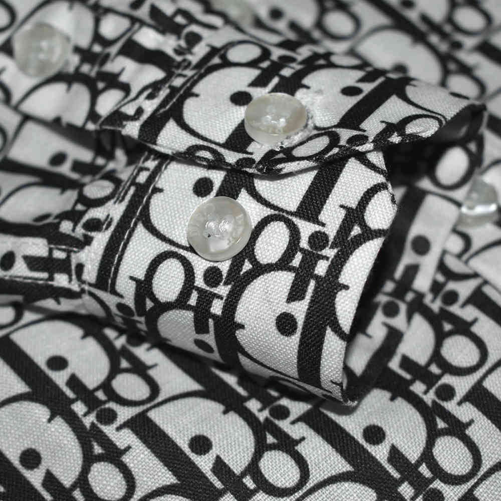 Dior White Premium Quality Kids Shirt-thumb-5