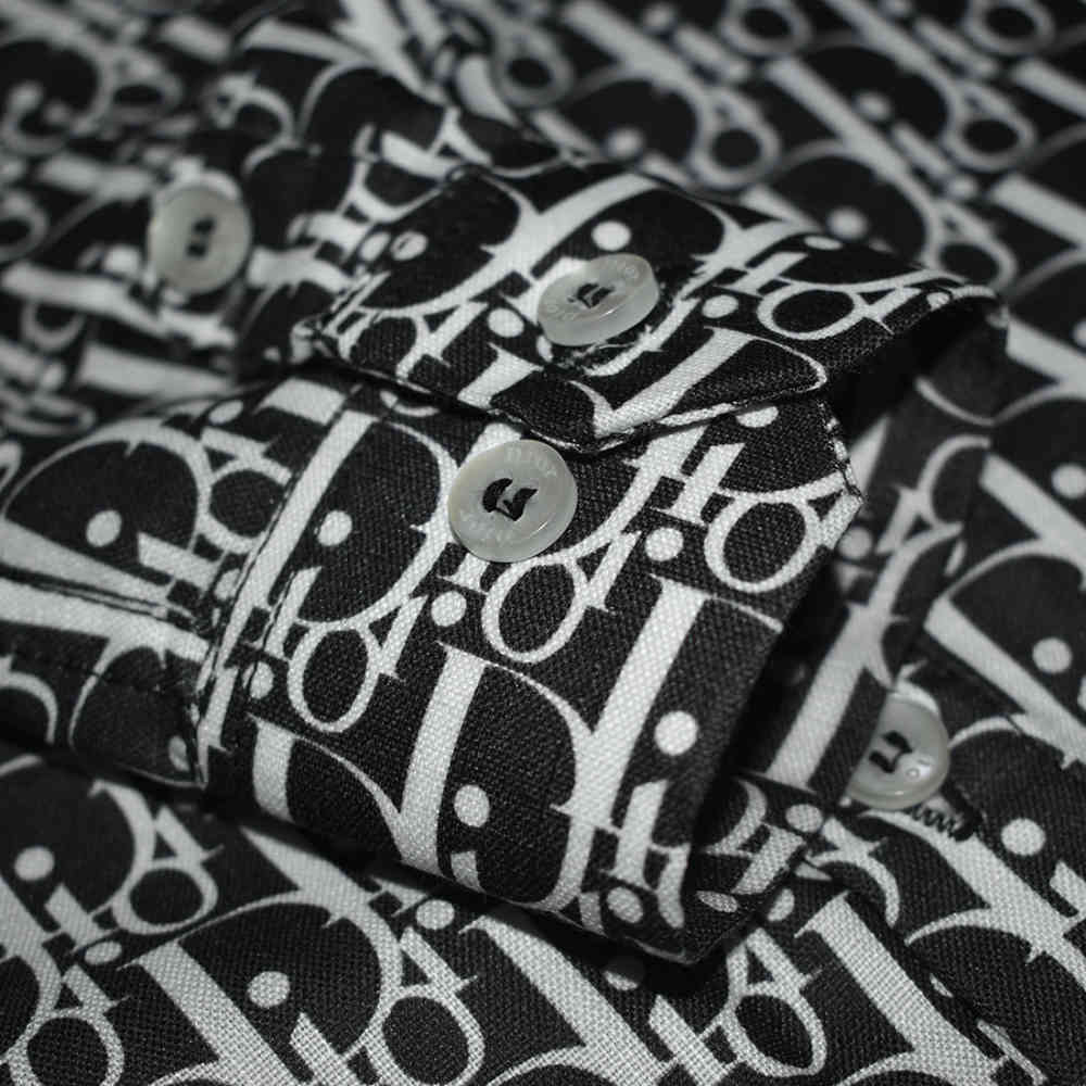 Dior Black Premium Quality Kids Shirt-thumb-3