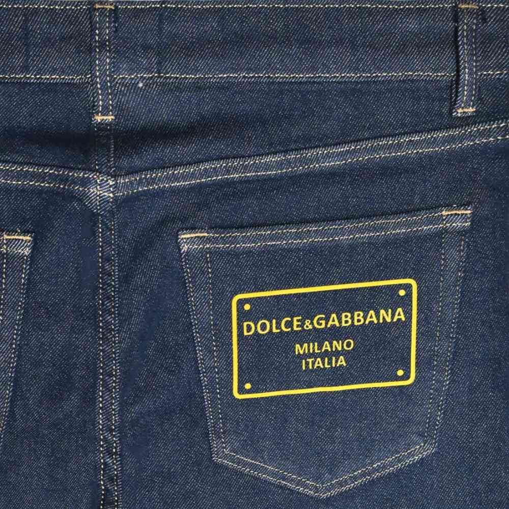 Dolce & Gabbana Dark Blue Premium Quality Jeans-thumb-3