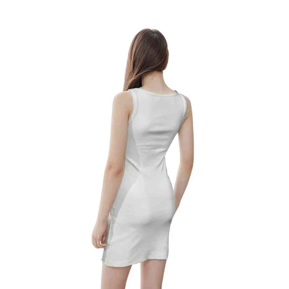 Balmain White Paris Premium Quality Dress-2