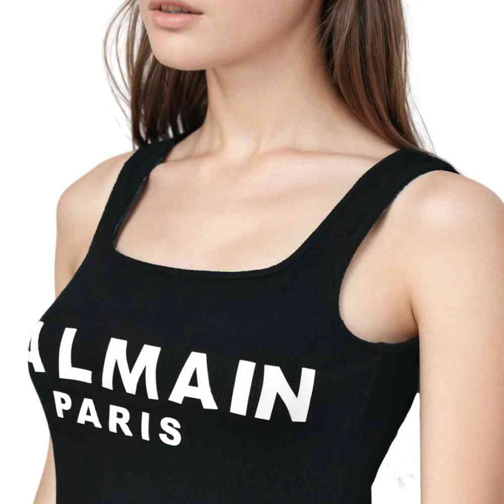Balmain Paris Black Premium Quality Dress-thumb-3