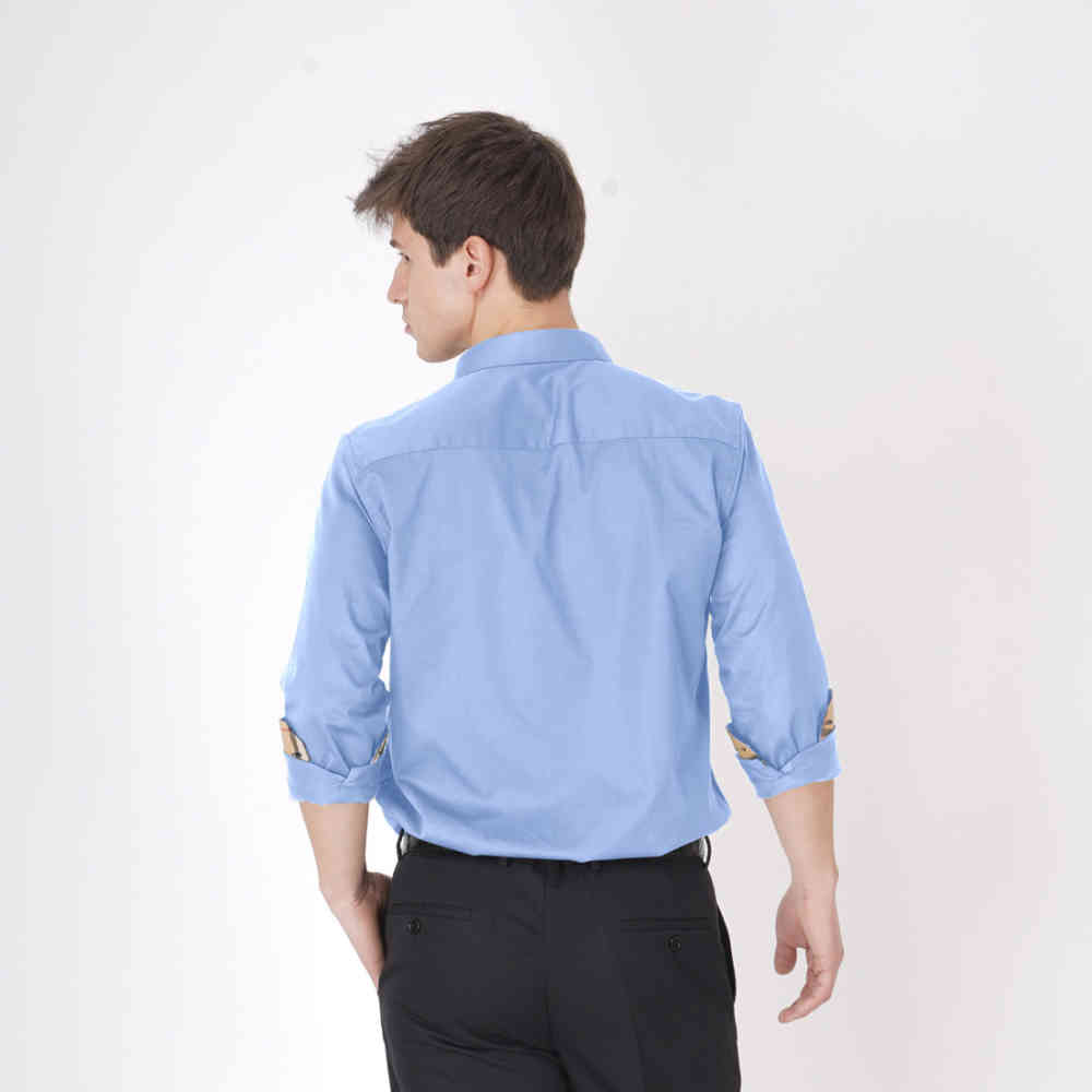 Burberry Sky Blue Premium Quality Shirt-1