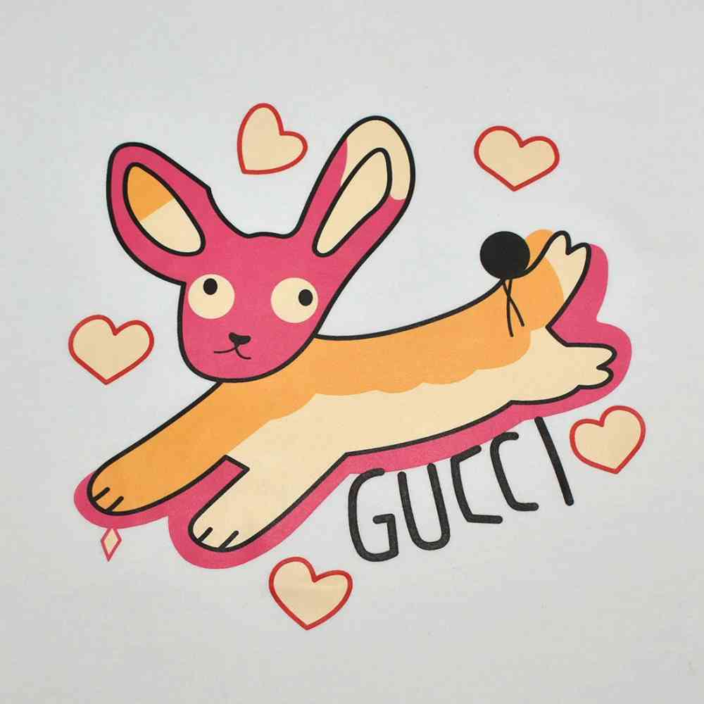 Gucci White Premium Quality Women T-shirt-3
