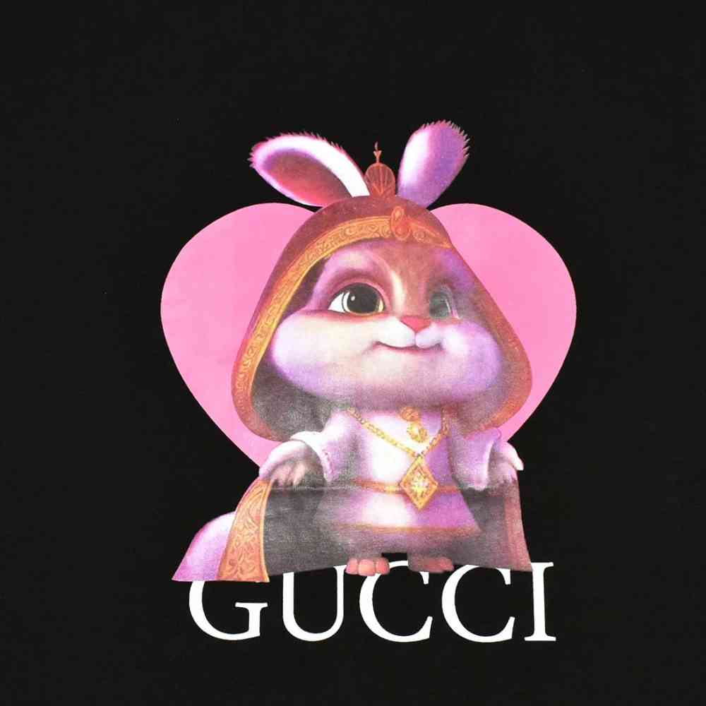 Gucci Black Premium Quality Women T-shirt-3
