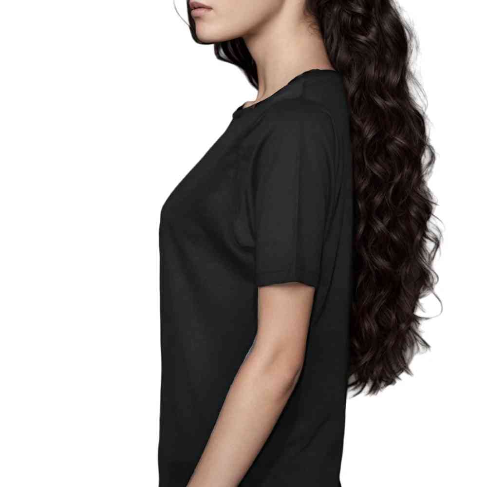 Karl Lagerfeld Black Premium Quality Women T-shirt-2