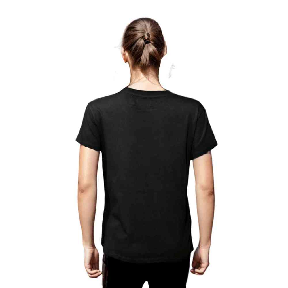 Karl Lagerfeld Black Premium Quality Women T-shirt-1