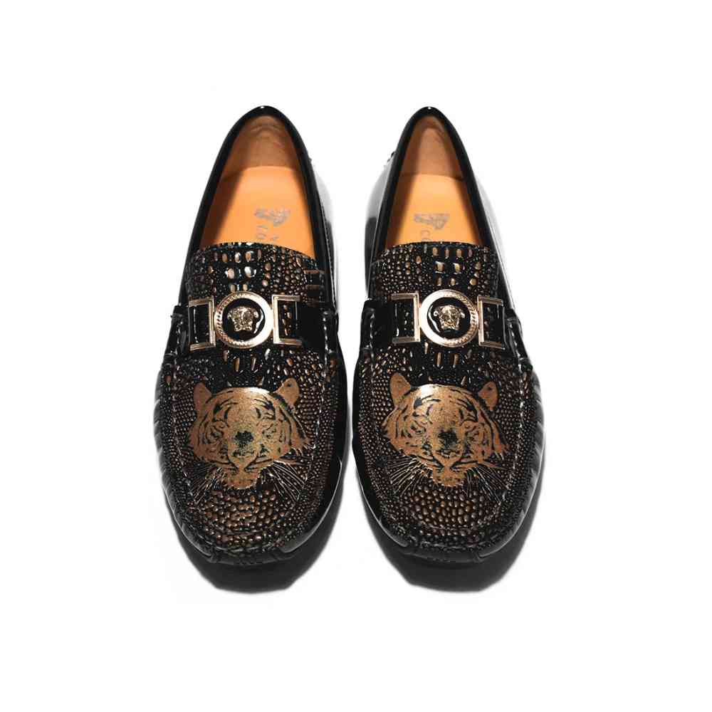 Versace Black Premium Quality Loafers-thumb-3