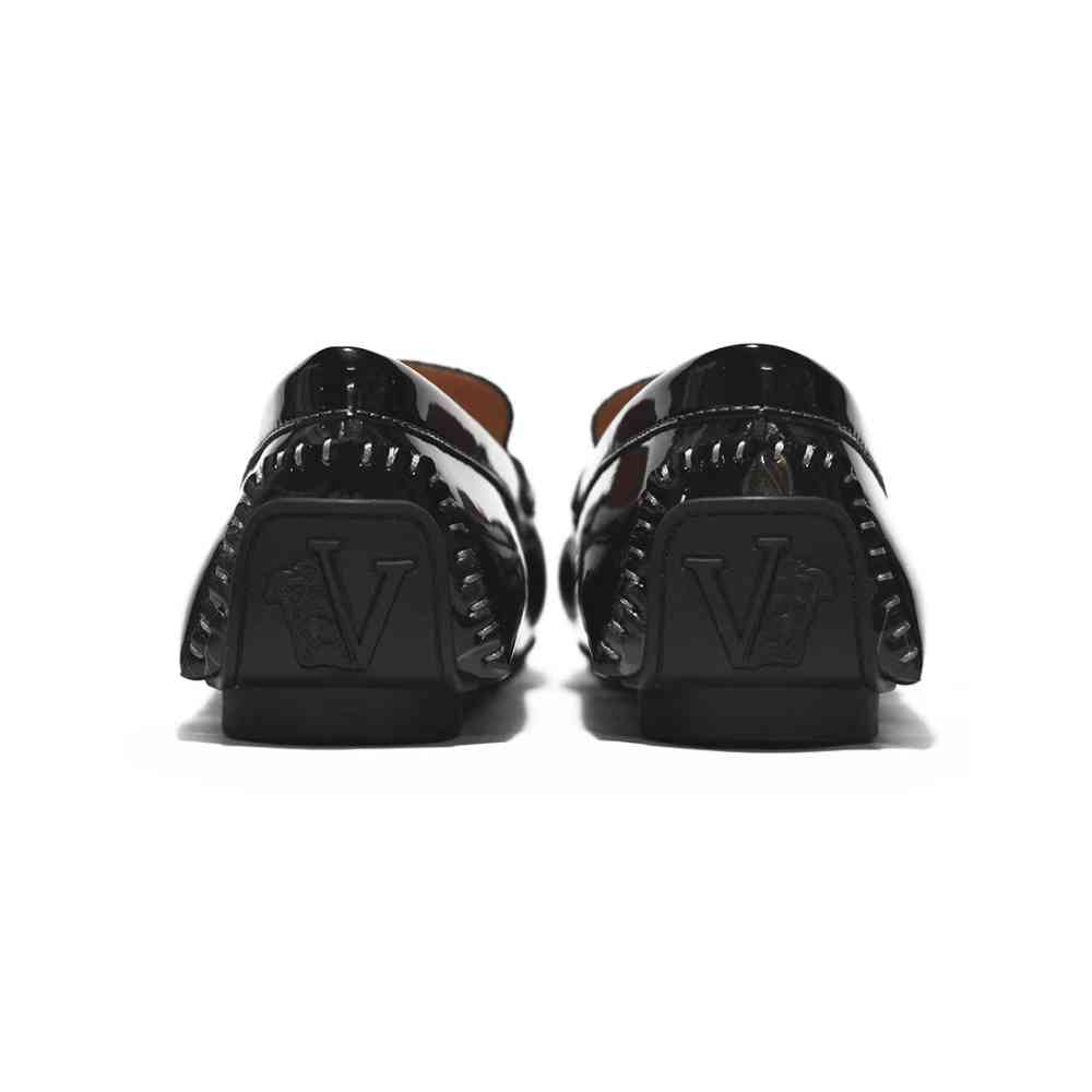 Versace Black Premium Quality Loafers-thumb-4