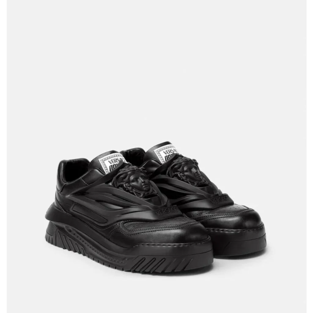 Versace Black Premium Quality Sneakers-thumb-1