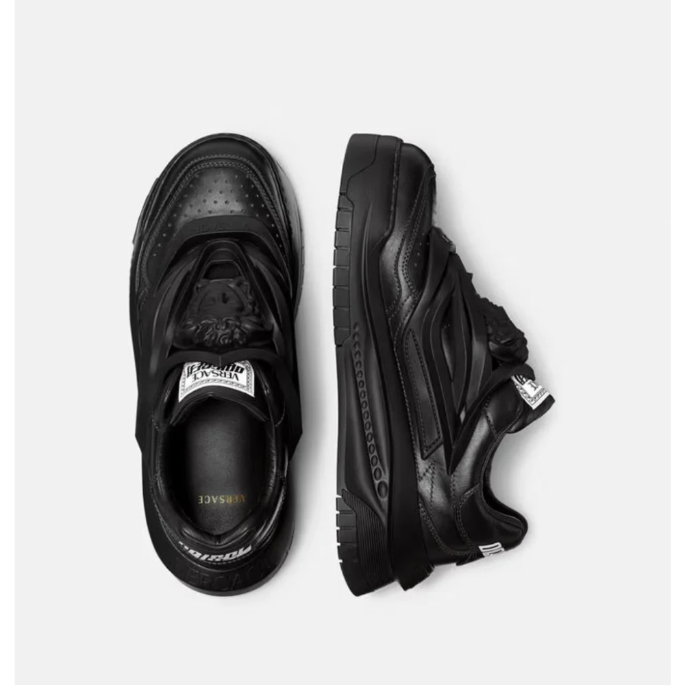 Versace Black Premium Quality Sneakers-thumb-2