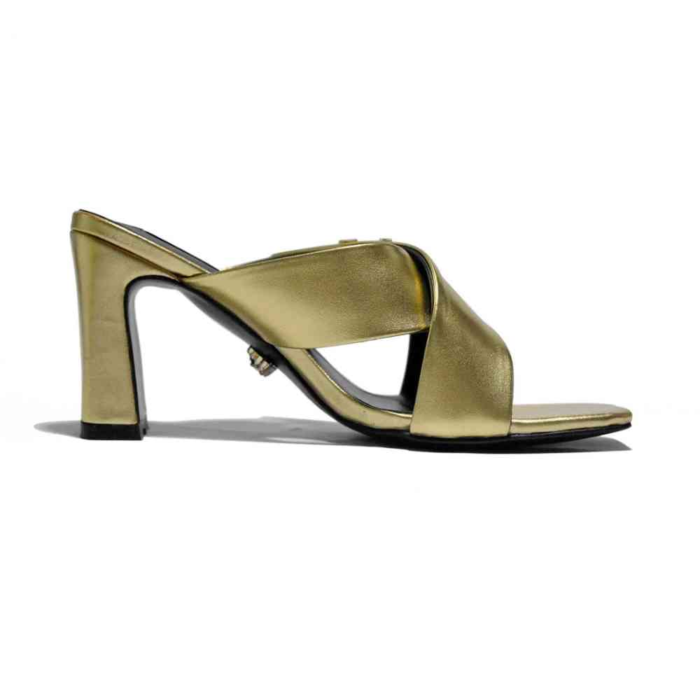 Versace Golden Premium Quality Heels Sandals-thumb-2