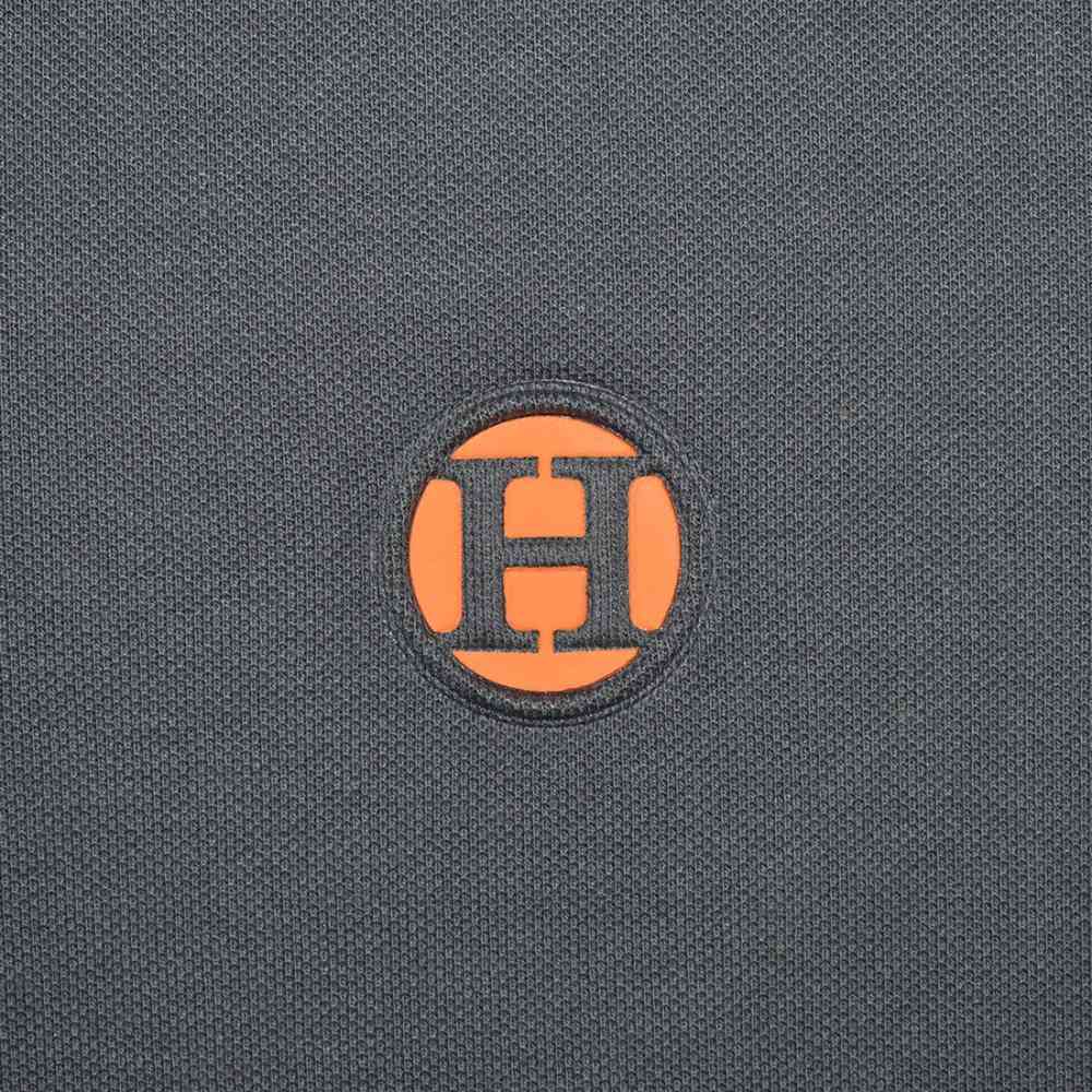 Hermes Dark Grey Premium Quality Half Sleeve T-shirt-thumb-3