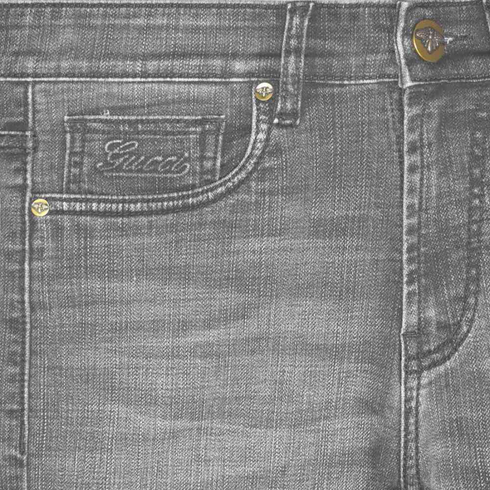 Gucci Grey Premium Quality Denim Jeans-thumb-2