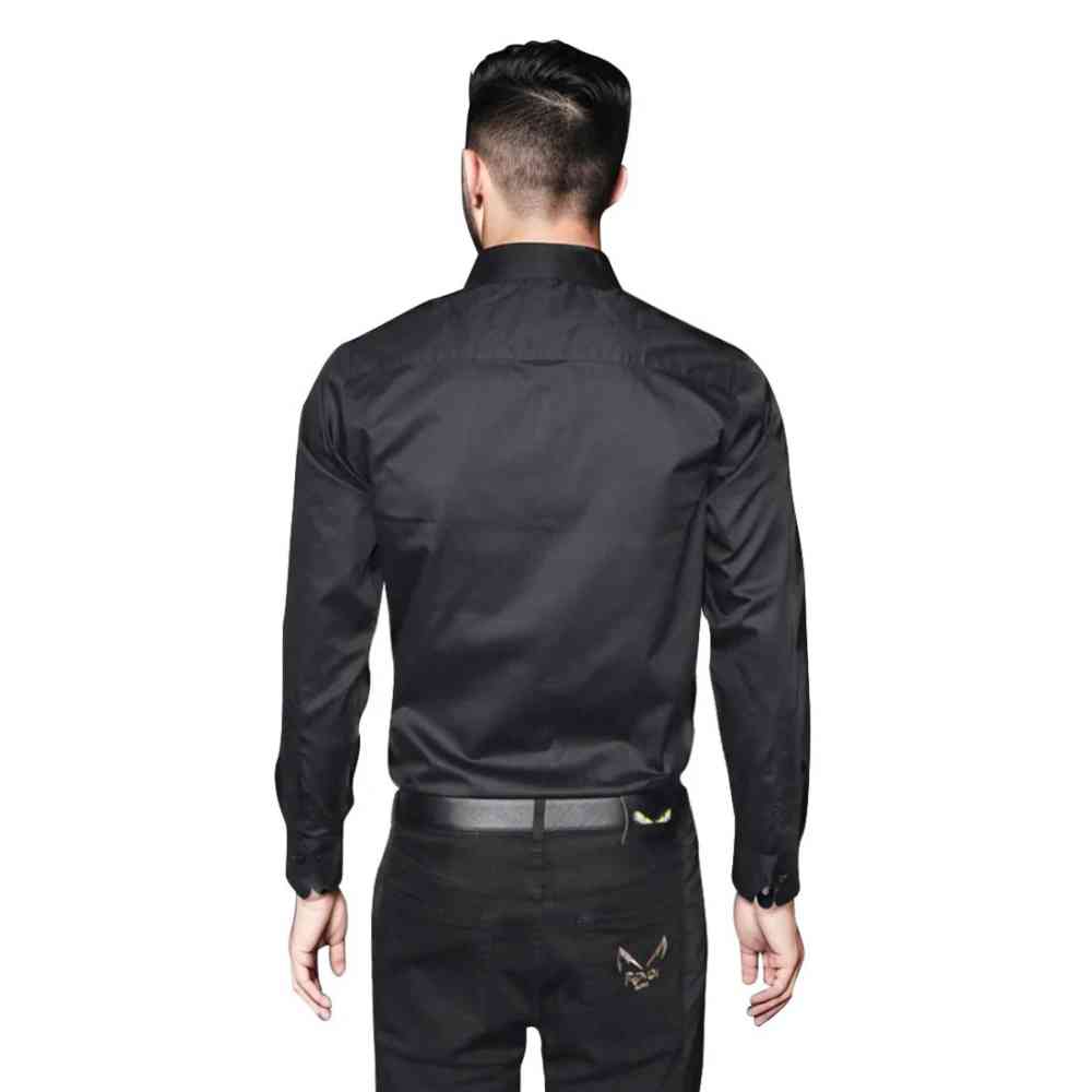 Louis Vuitton Black Premium Quality Men's Shirt-1