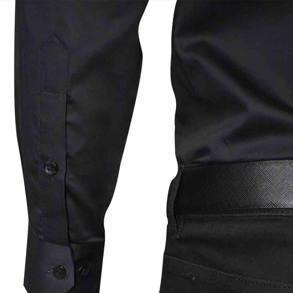 Louis Vuitton Black Premium Quality New Designer Men's Casual Shirt-4