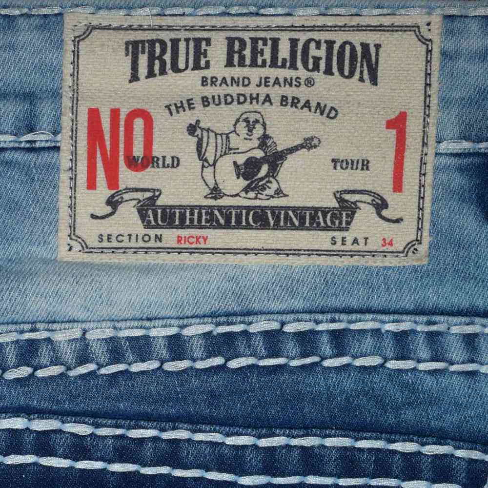True Religion Light Blue Premium Quality Jeans-thumb-4