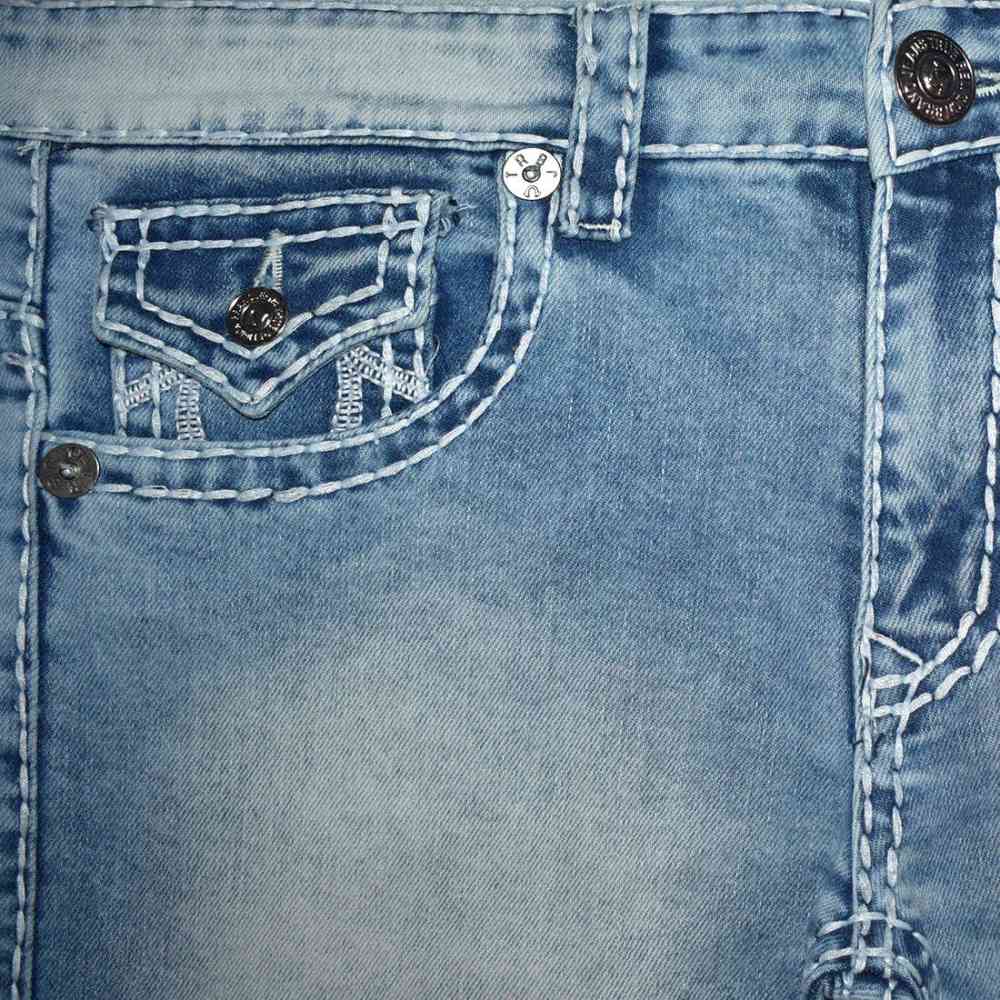 True Religion Light Blue Premium Quality Jeans-thumb-1