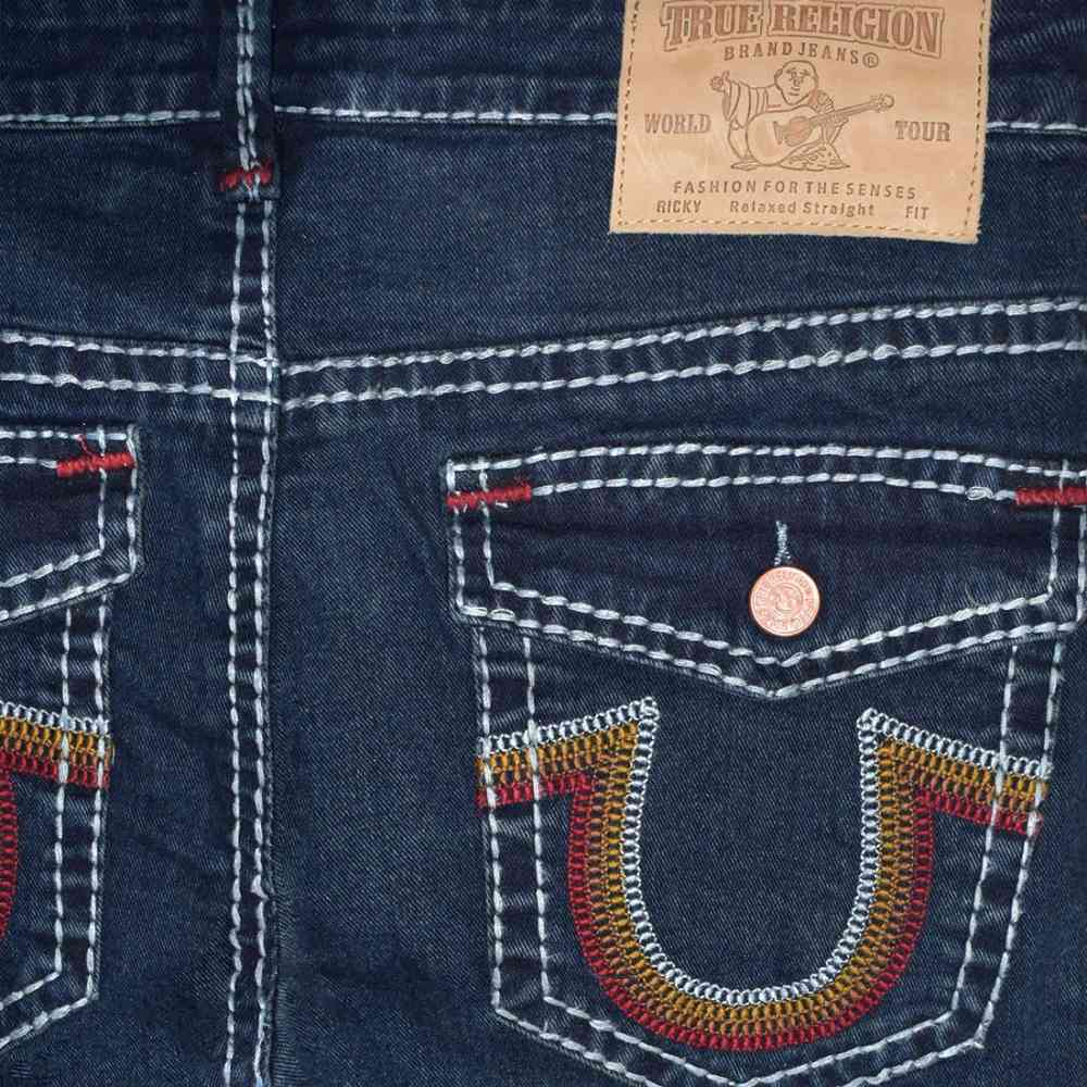 True Religion Dark Blue Premium Quality Jeans-4